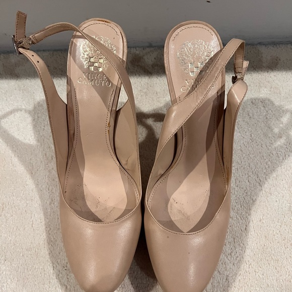 VINCE CAMUTO SLING BACK HIGH HEELS PLATFORMS - Picture 2 of 6